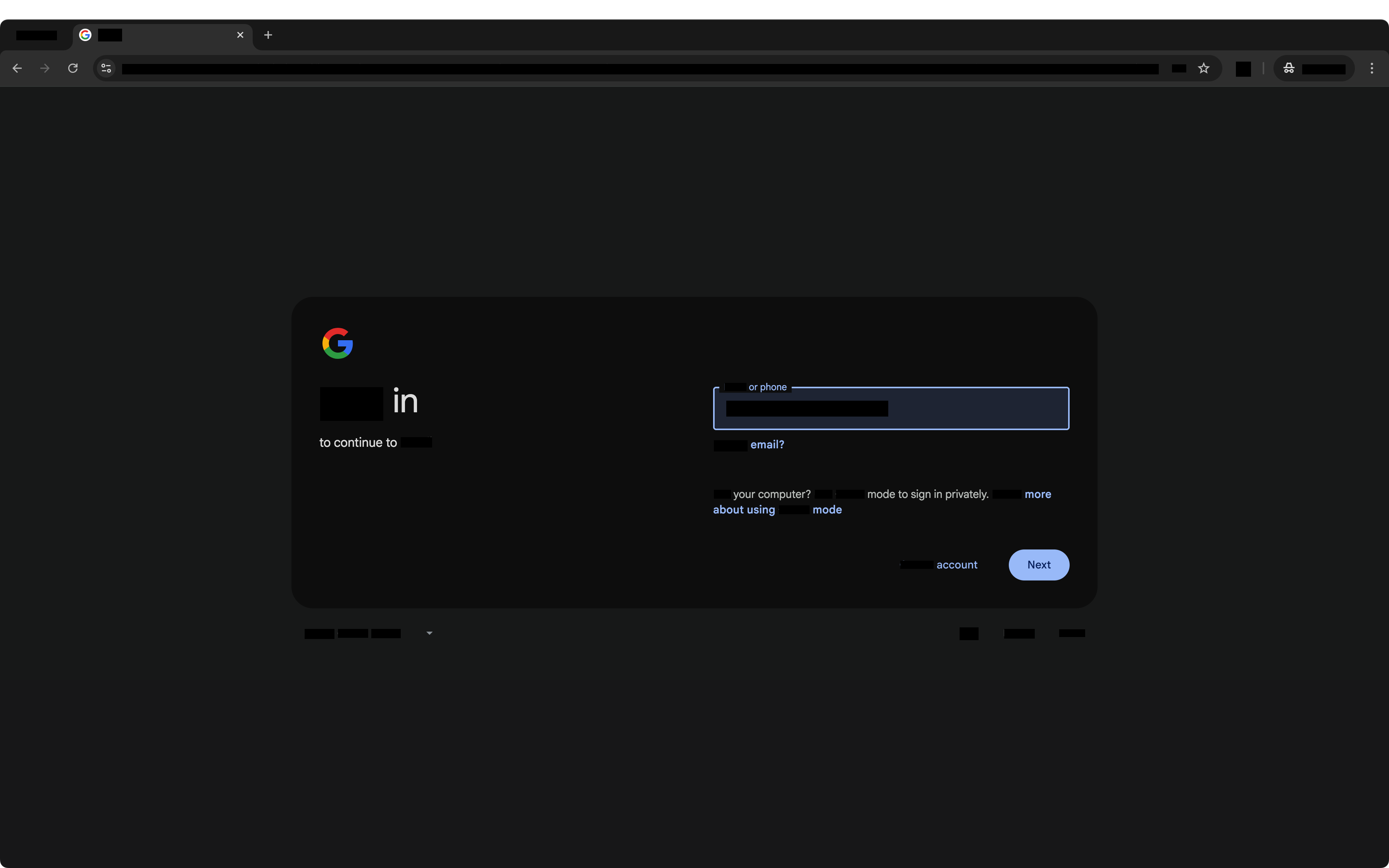 Screenshot of Activity Logger interface with personal data automatically redacted